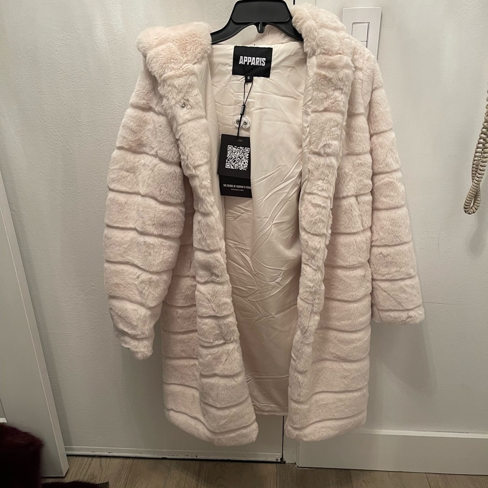 Brand new apparis hooded coat